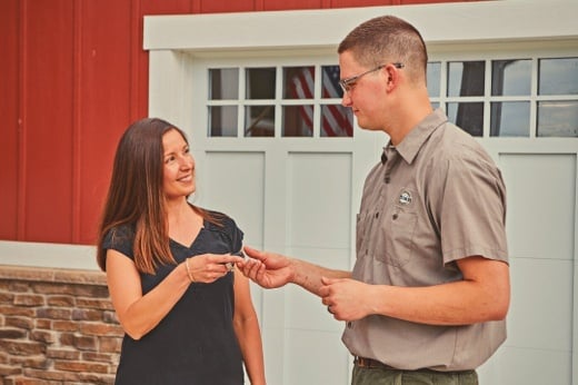 Technician Speaking with a Customer