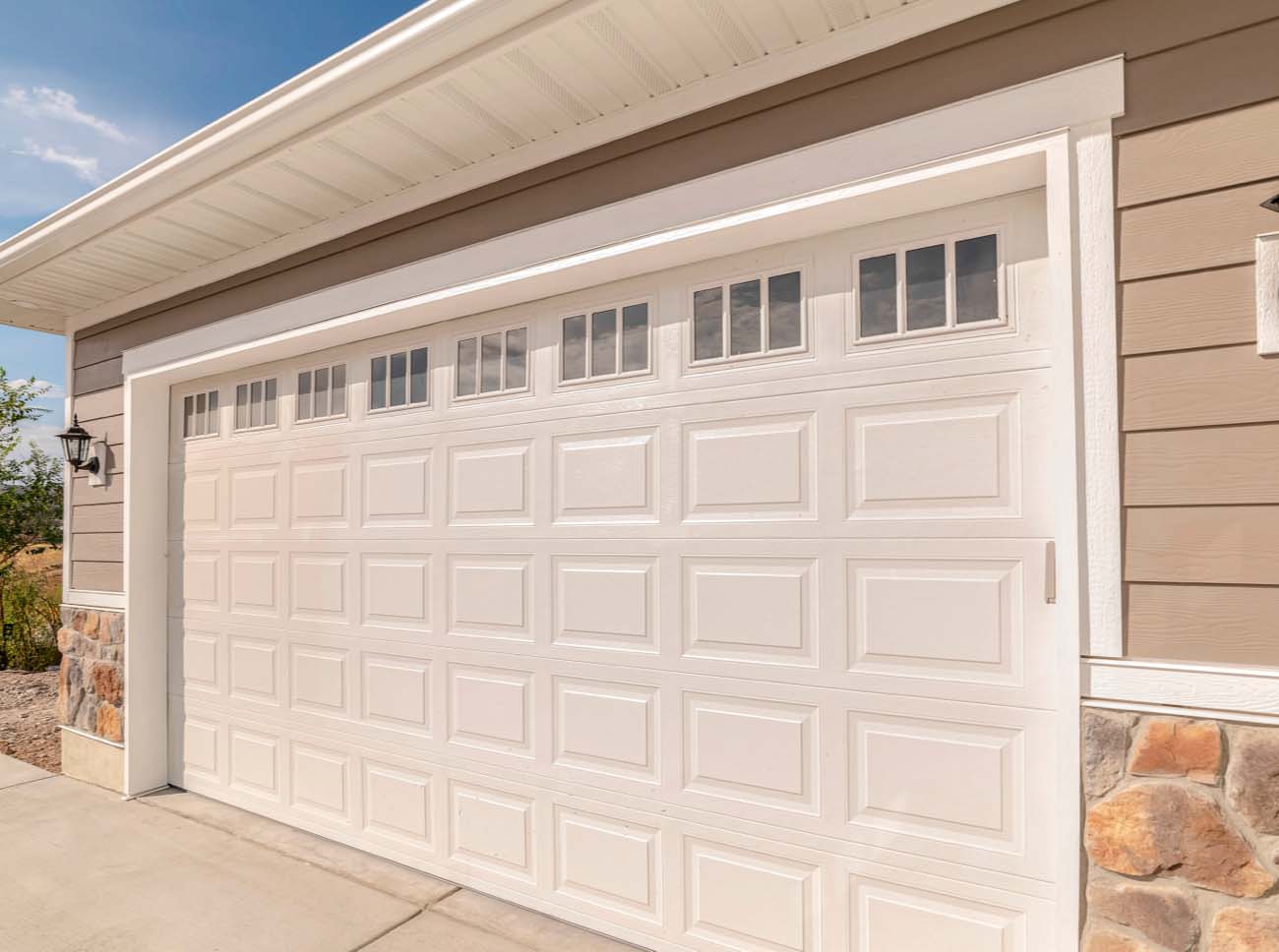 Side View of Garage Door