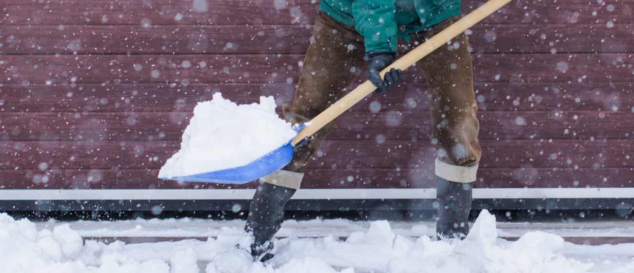 Person Shoveling Snow Person Shoveling Snow