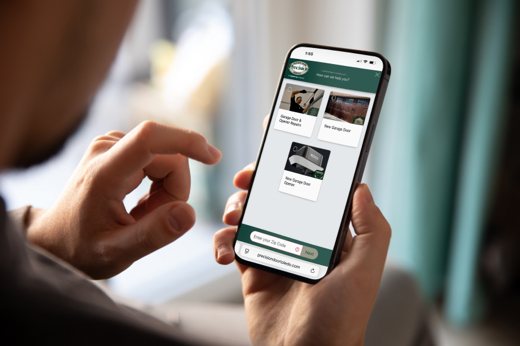 Customer Booking a Garage Door Appointment