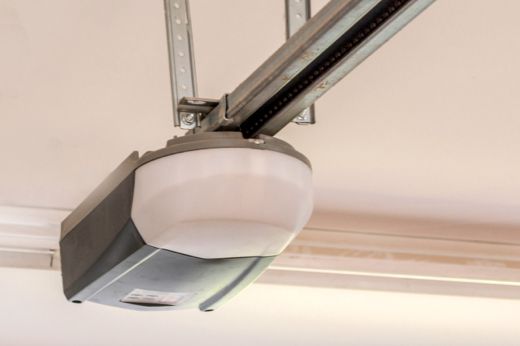 Garage door opener up-close