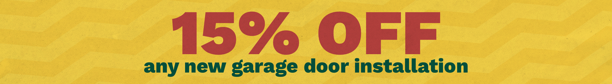Download Coupon 15% off any garage door installation. Download coupon.